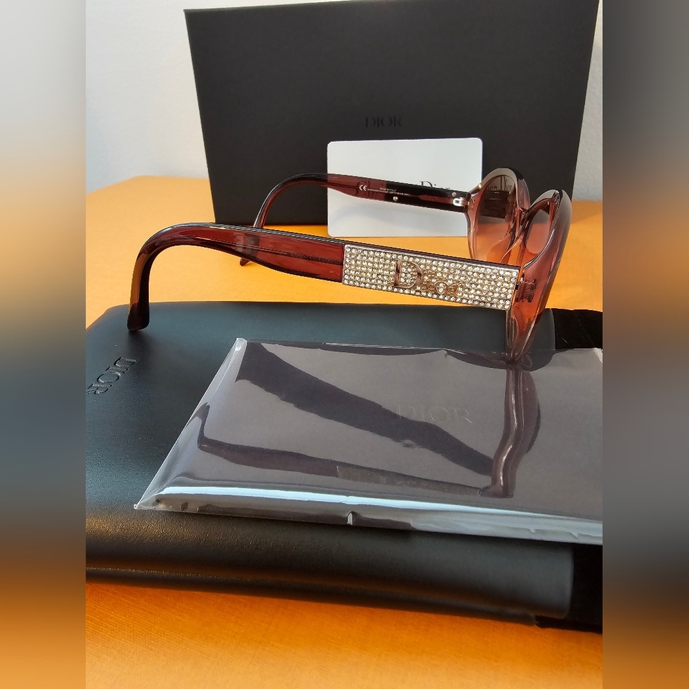 DIOR Sunglasses FULL INCLUSION with Case, Box, CD Card, CD Cloth, And COA - Picture 7 of 11